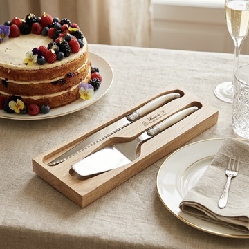 2-Piece Laguiole Cake Server and Knife Set