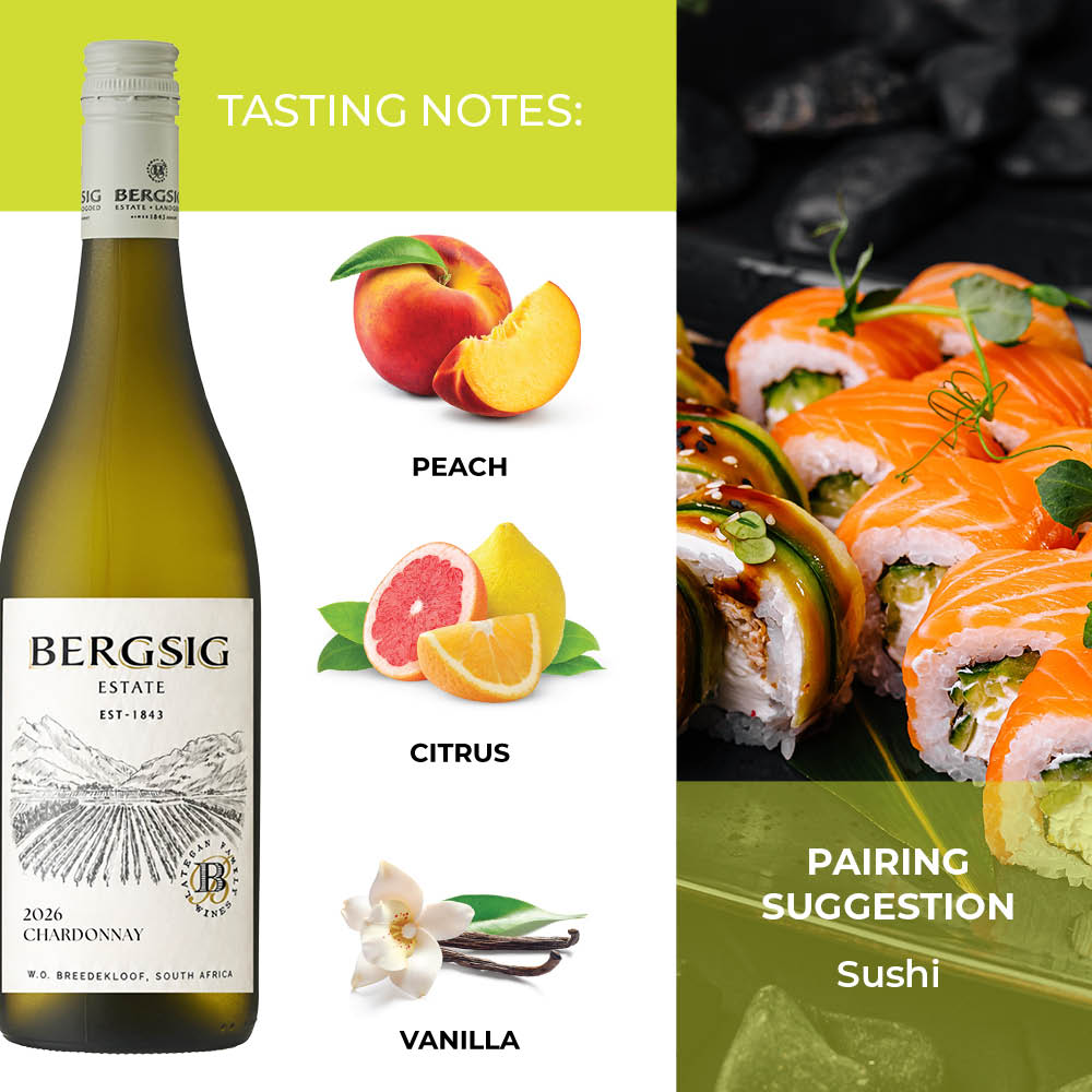 13% off on Bergsig 6x Chardonnay 2026 | OneDayOnly