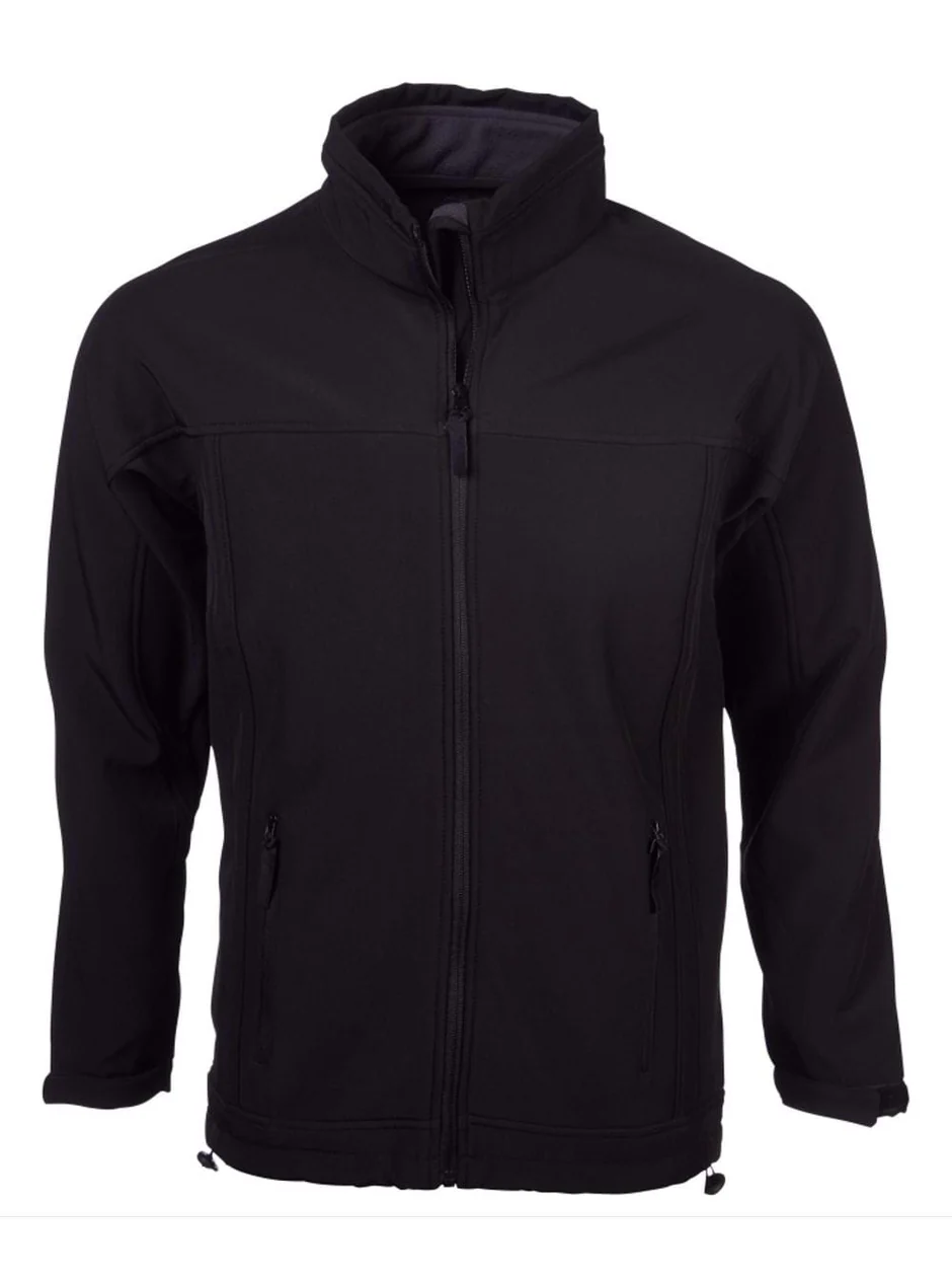 Unisex Black Soft Shell Summit Jacket