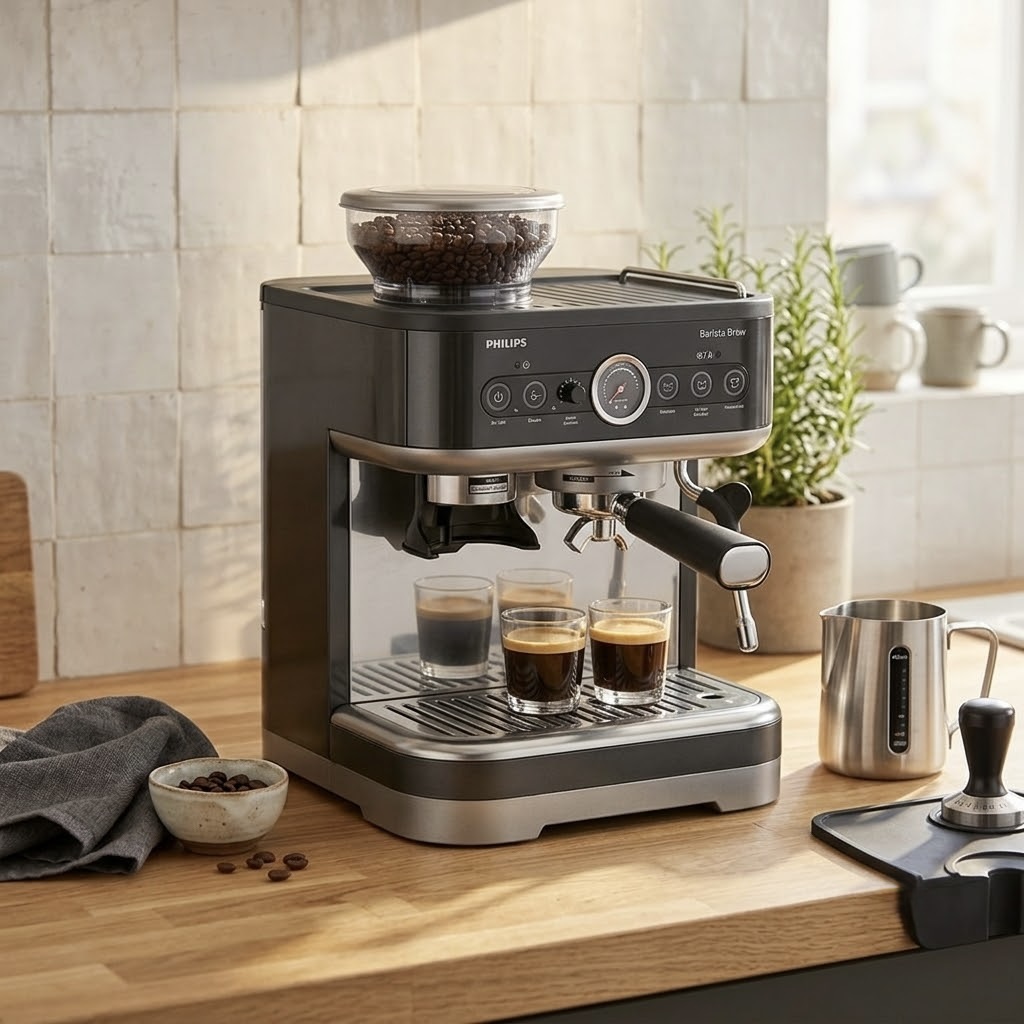Barista Brew Semi-Automatic Espresso Machine (Model: PSA3218/10)