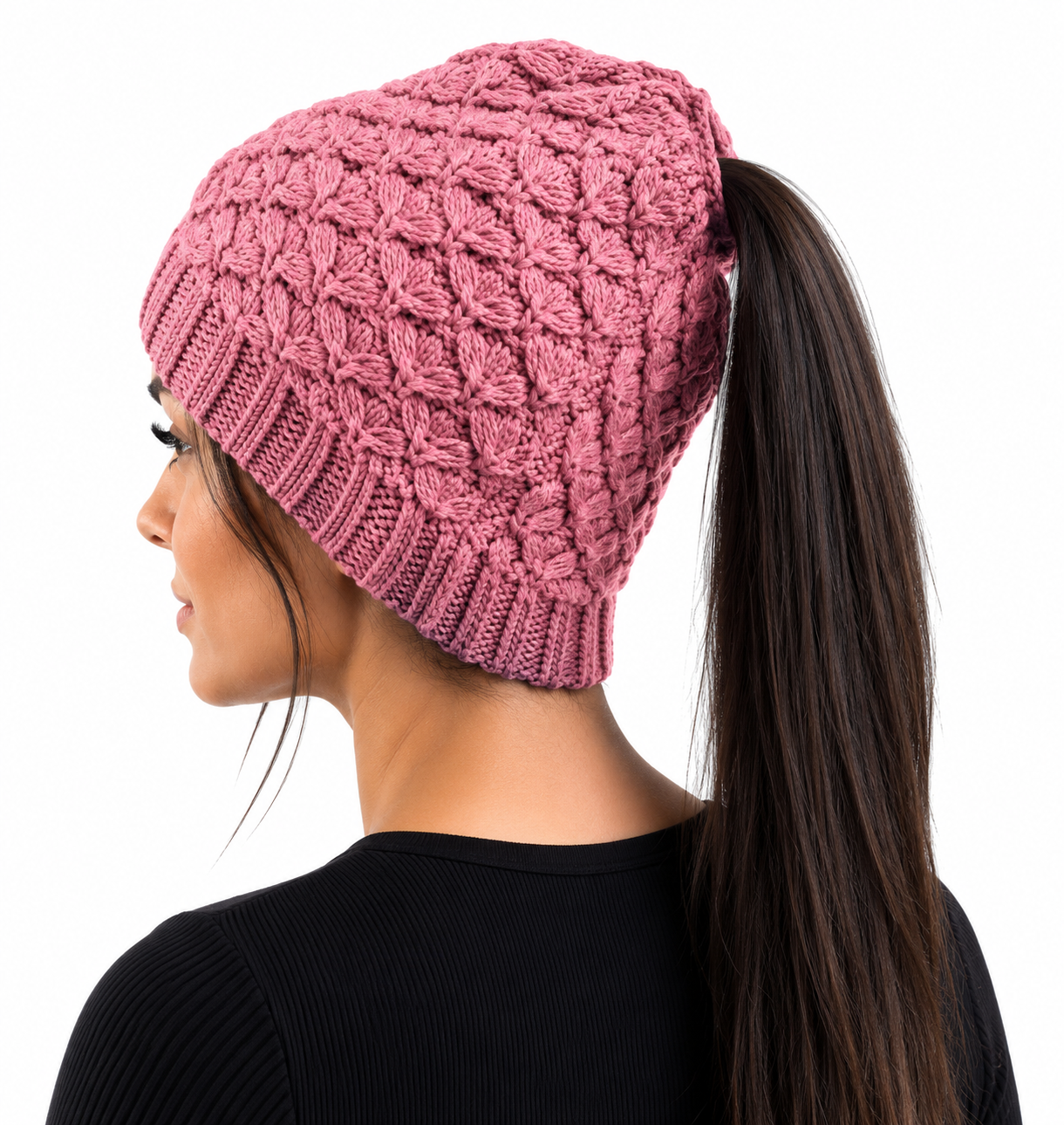 Ladies Ponytail Beanie