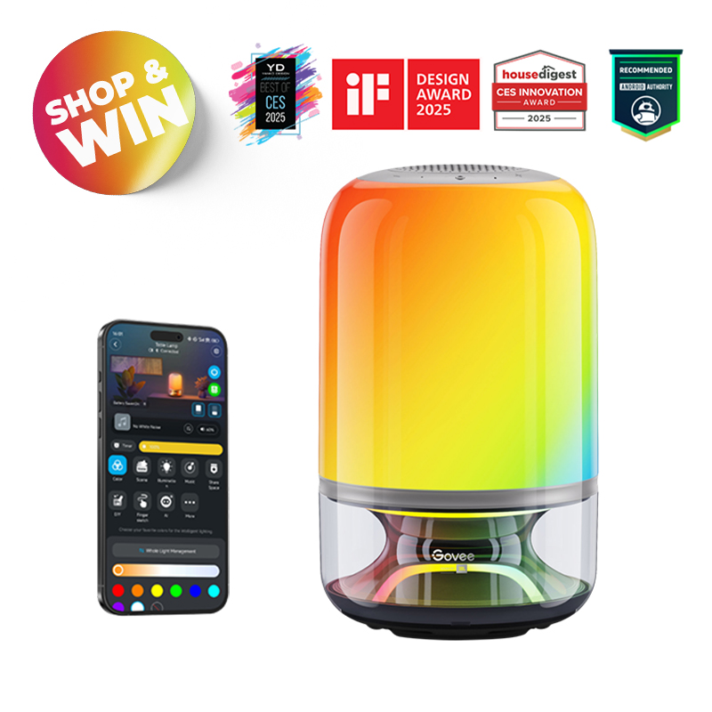 RGBICWW Table Lamp 2 Pro with Sound by JBL (Model: H6020)