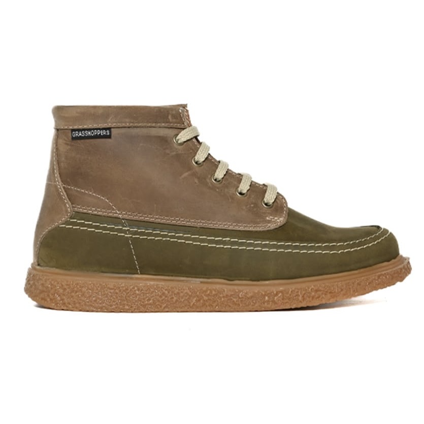 Men's Genuine Leather Olive Oregan Boots
