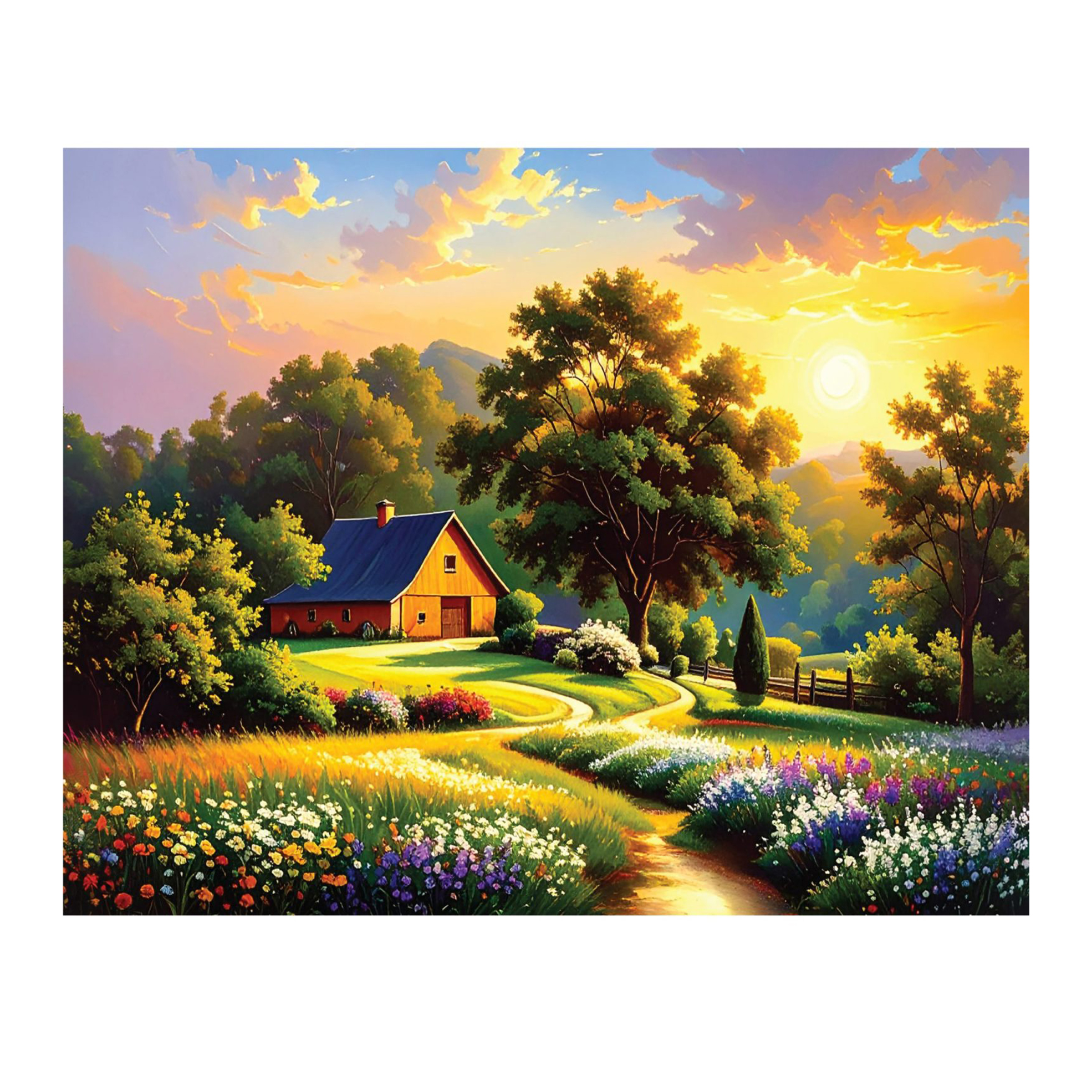 2x Colourful Homelife Puzzles