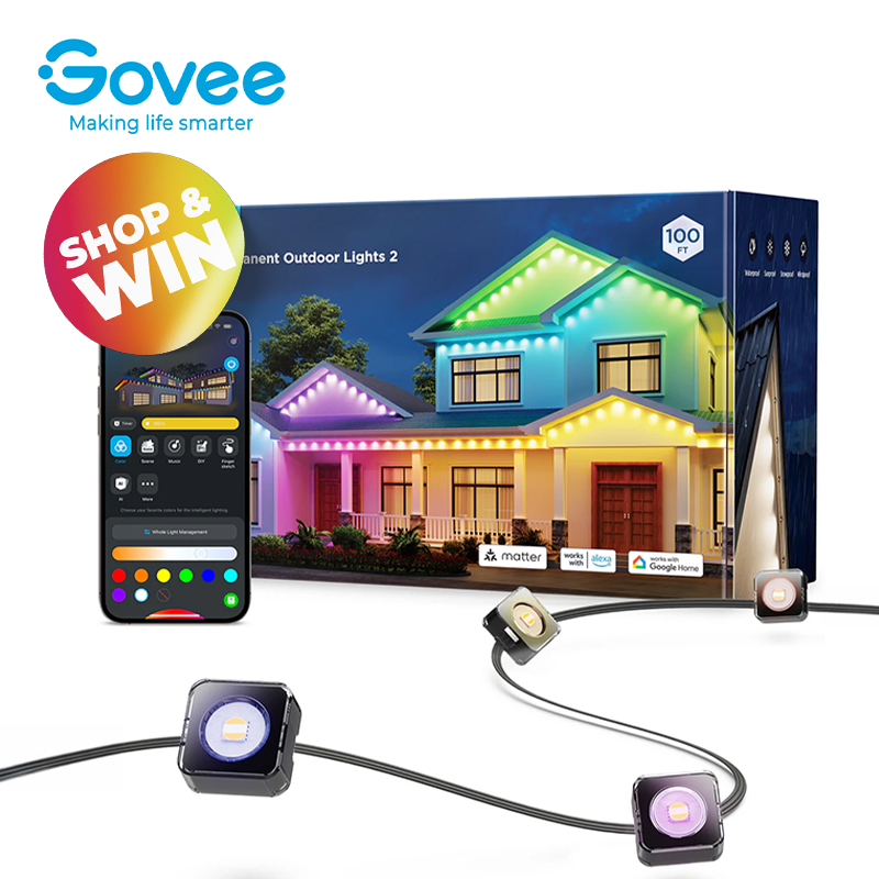 30m Permanent Outdoor Lights 2