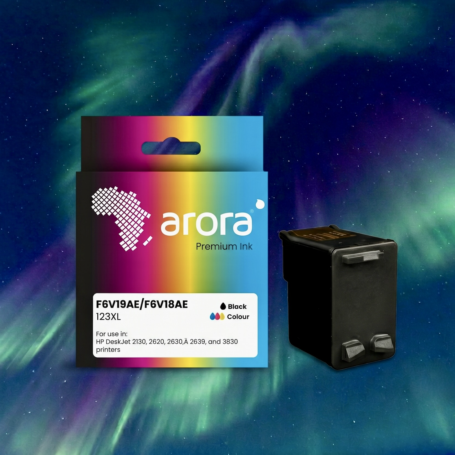 2-in-1 123XL Black and Tri Colour Compatible High Yield Ink Cartridge Multipack