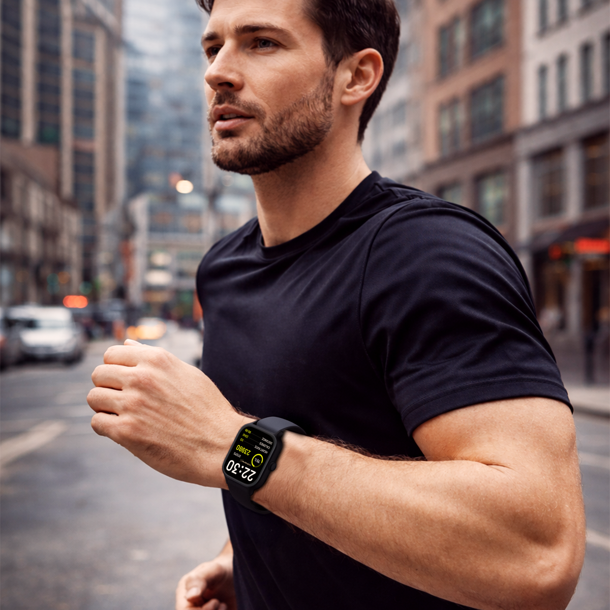 Syncra Premium GPS Smartwatch with AMOLED Display