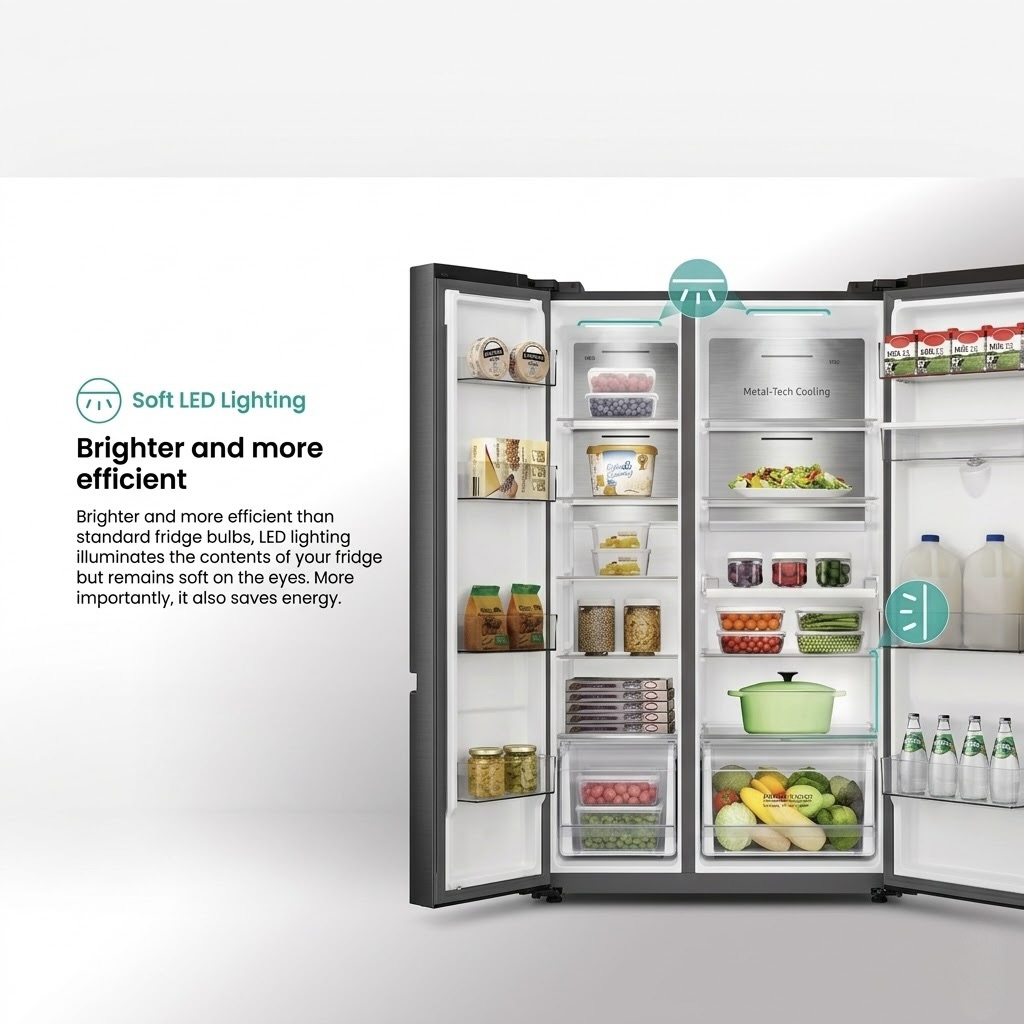 F-RISE様 R4,800 off on Hisense 631L Side By Side Fridge | OneDayOnly