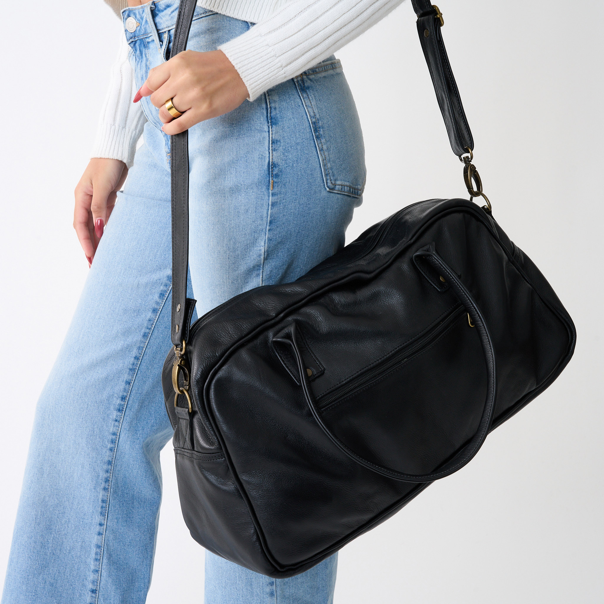 54% off on Genuine Leather Cabin Duffel Bag | OneDayOnly