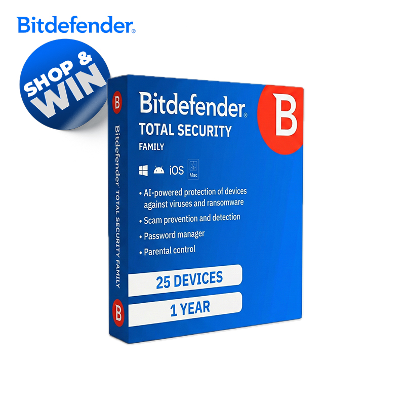 25-Device Total Security Family Package (1-Year Plan)