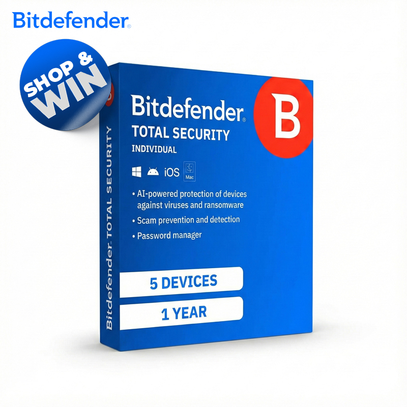 5-Device Total Security Individual Package (1-Year Plan)