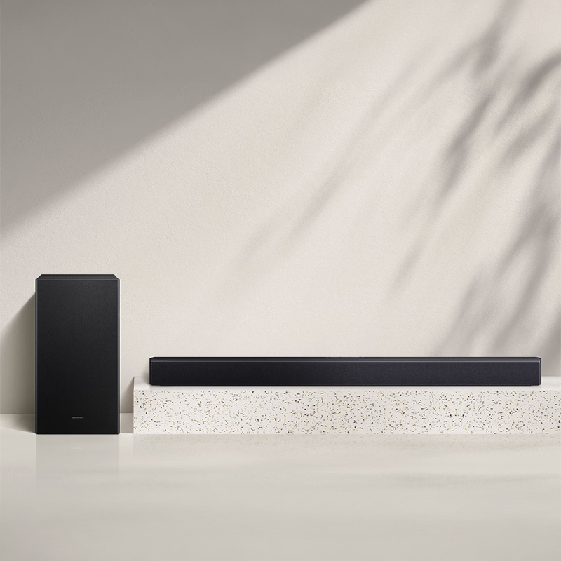 300W 2.1 Channel B-Series Soundbar and Subwoofer (Model: HW-B450F)