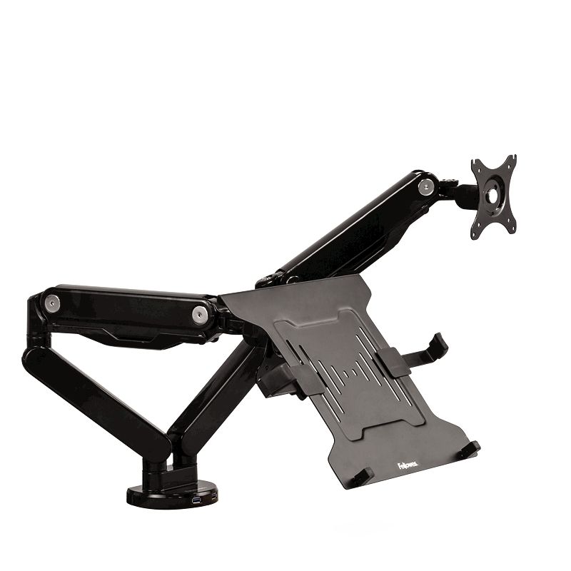 Monitor arm not included, only Laptop Tray.