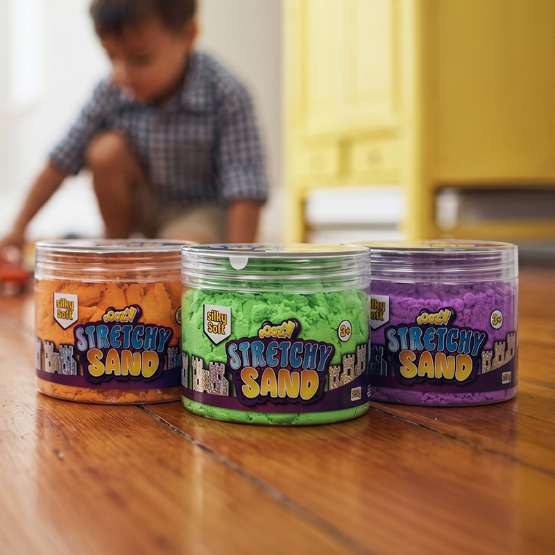 2x 250g Kinetic Stretchy Sand