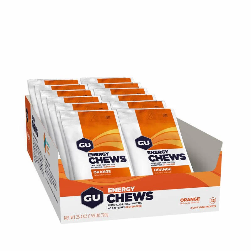 12x 60g Orange Flavoured Energy Chews