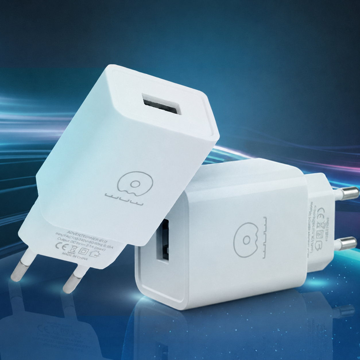 2x 3.5A USB Fast Charging Blocks
