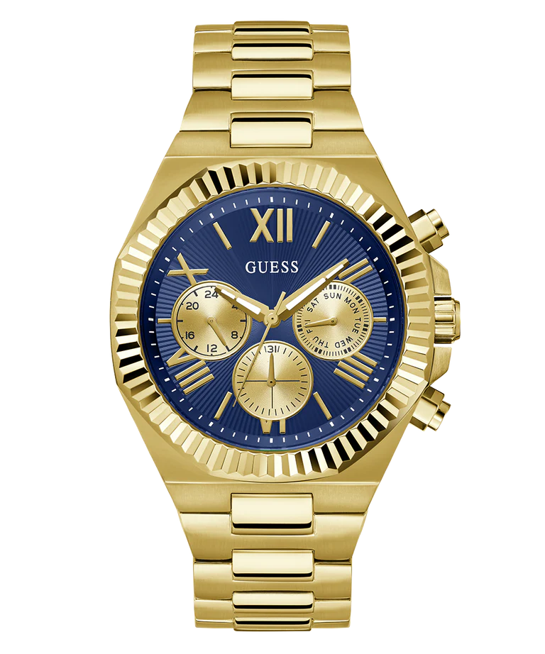 Men's Gold-Tone Multi-Function Watch