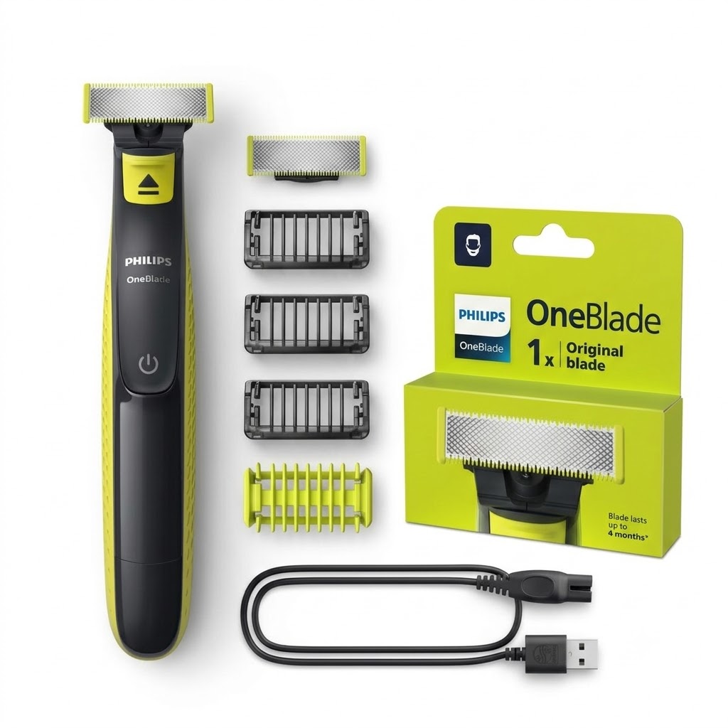 OneBlade Face and Body Groomer with Replacement Head