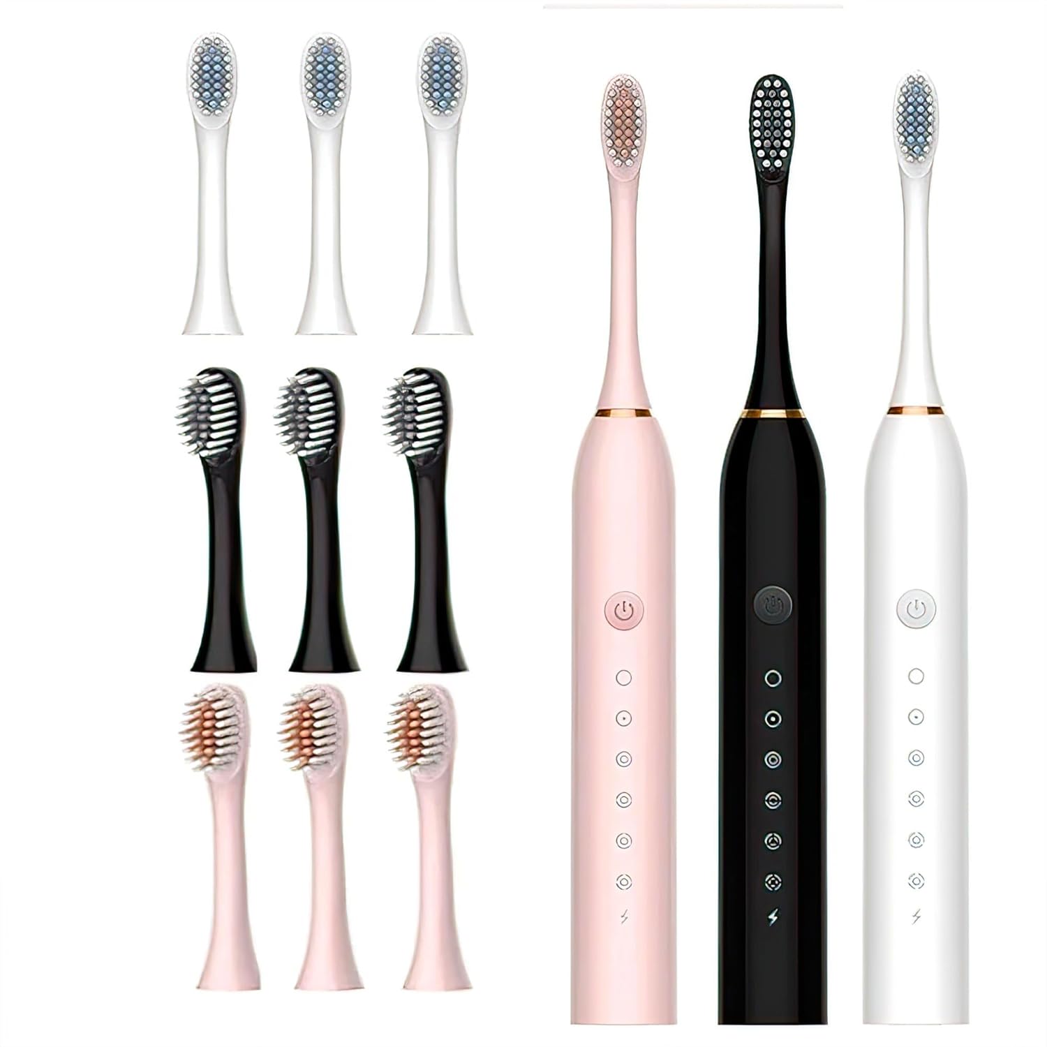 USB Rechargeable Sonic Electric Toothbrush for Adults