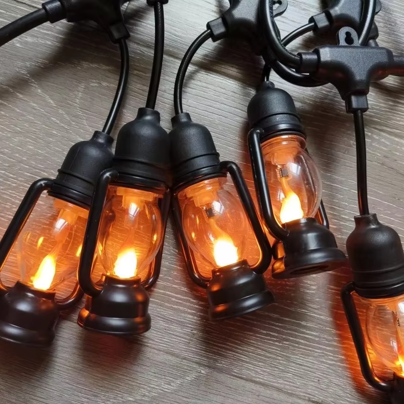10-Bulbs 10m Electric Lantern Flame Simulated String Light