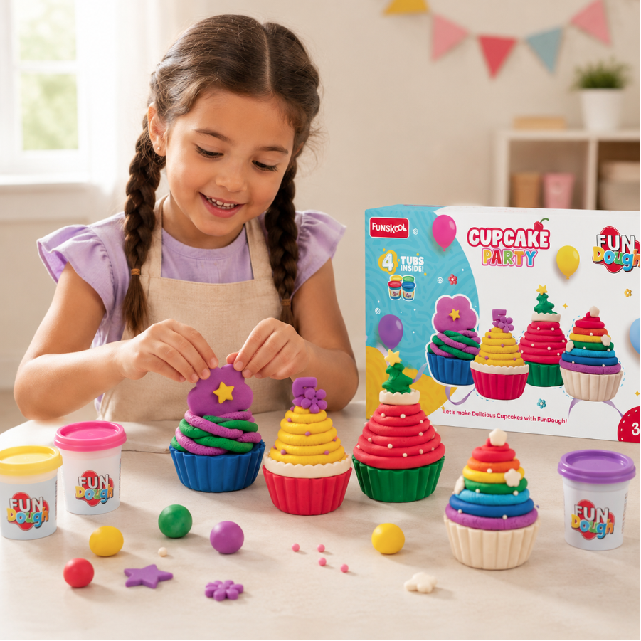 Cupcake Party Creative Play-dough Playset
