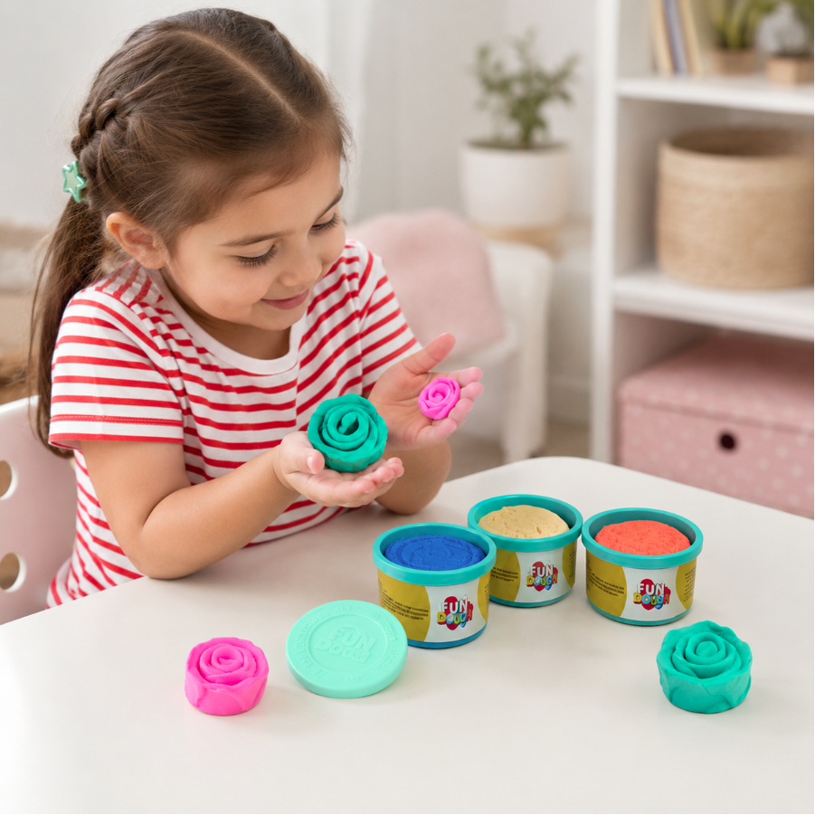 12-Colour Kid's Play-dough Fun Pack