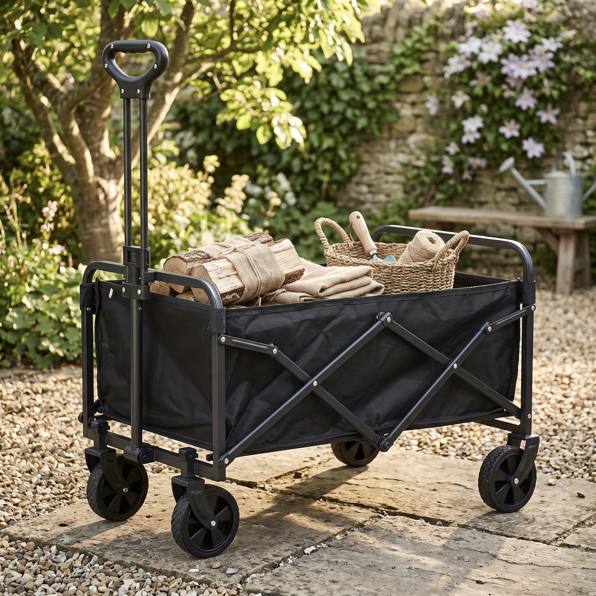 Heavy-Duty Collapsible Storage Trolley