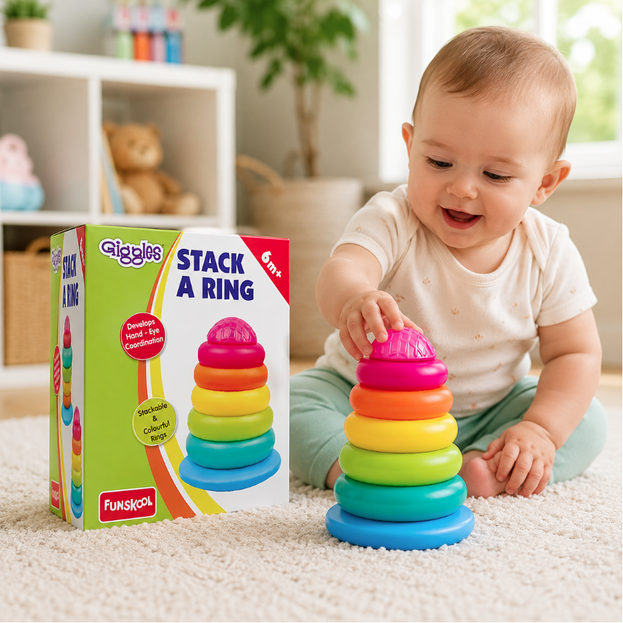 Multi-Colour Kid's Educational Stacking Toy