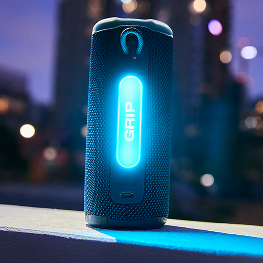Grip Portable Bluetooth Speaker with Ambient Light and AI Sound Boost
