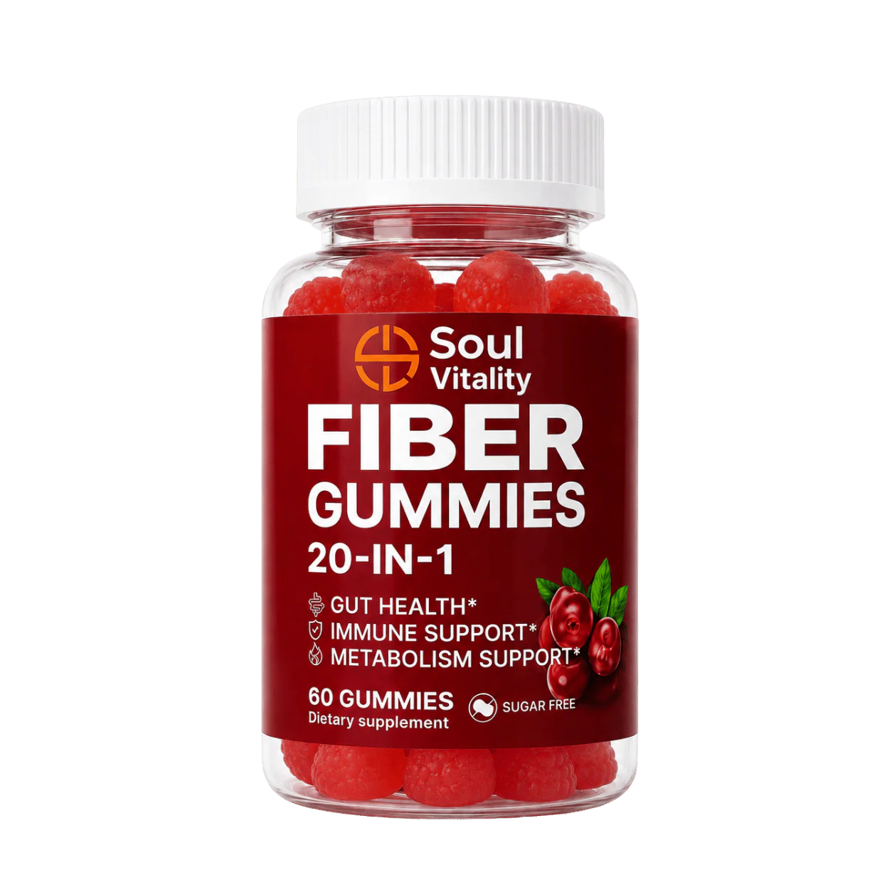 20-in-1 Fiber Gummies (60's)