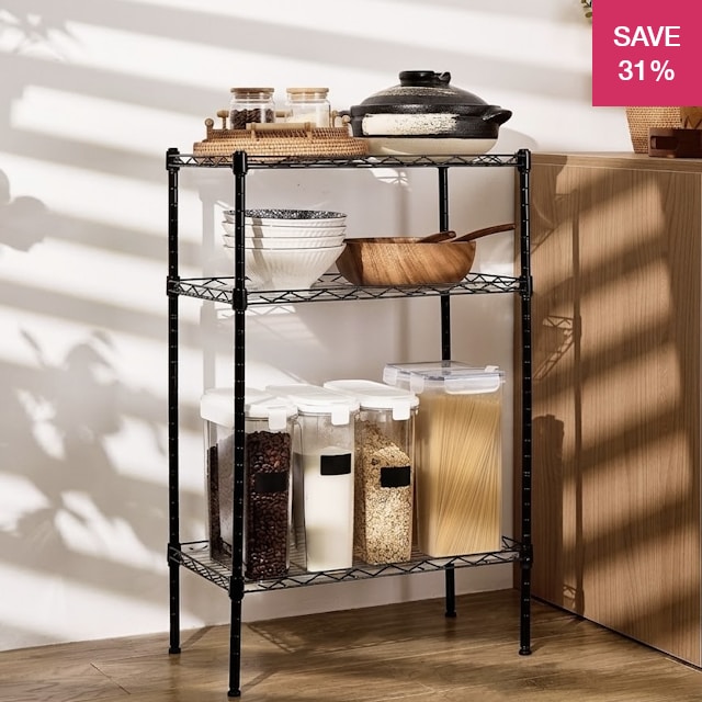 31% off on Height Adjustable Storage Rack | OneDayOnly