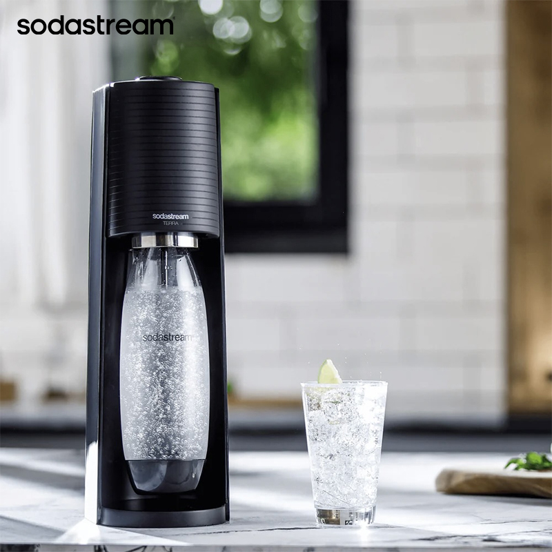 Terra Sparkling Water Machine with 3x Fuse PET Bottles