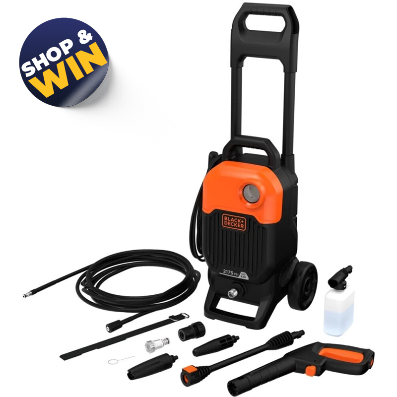 150-Bar 2000W Electric Pressure Washer (Model: BEPW2000-QS)