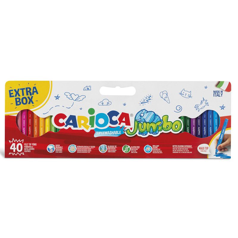 40x Jumbo Felt-Tip Pen Set
