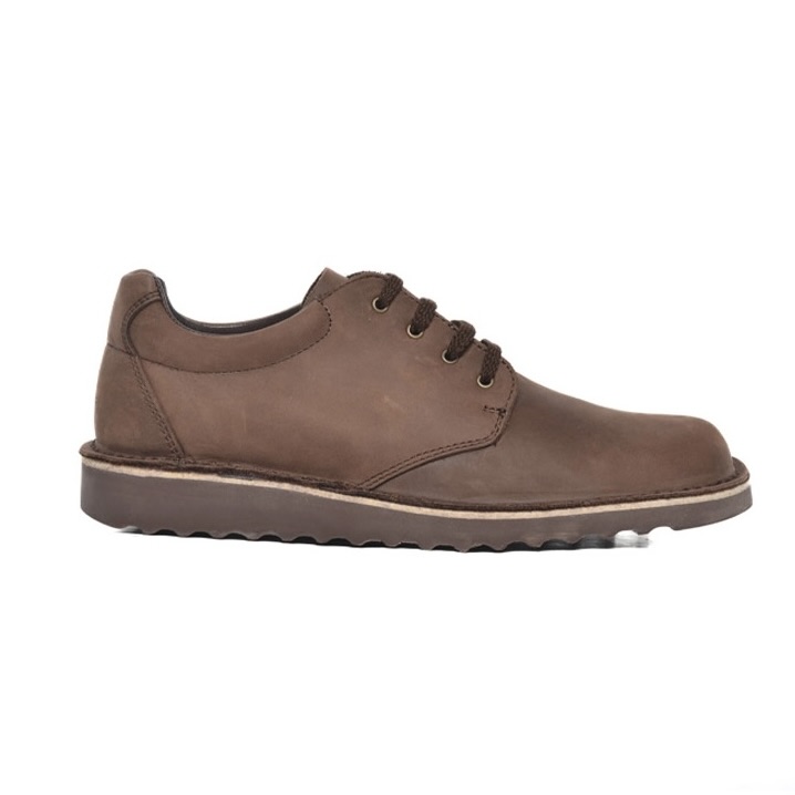Men's Brown Genuine Leather Ajay Lace Up Shoes