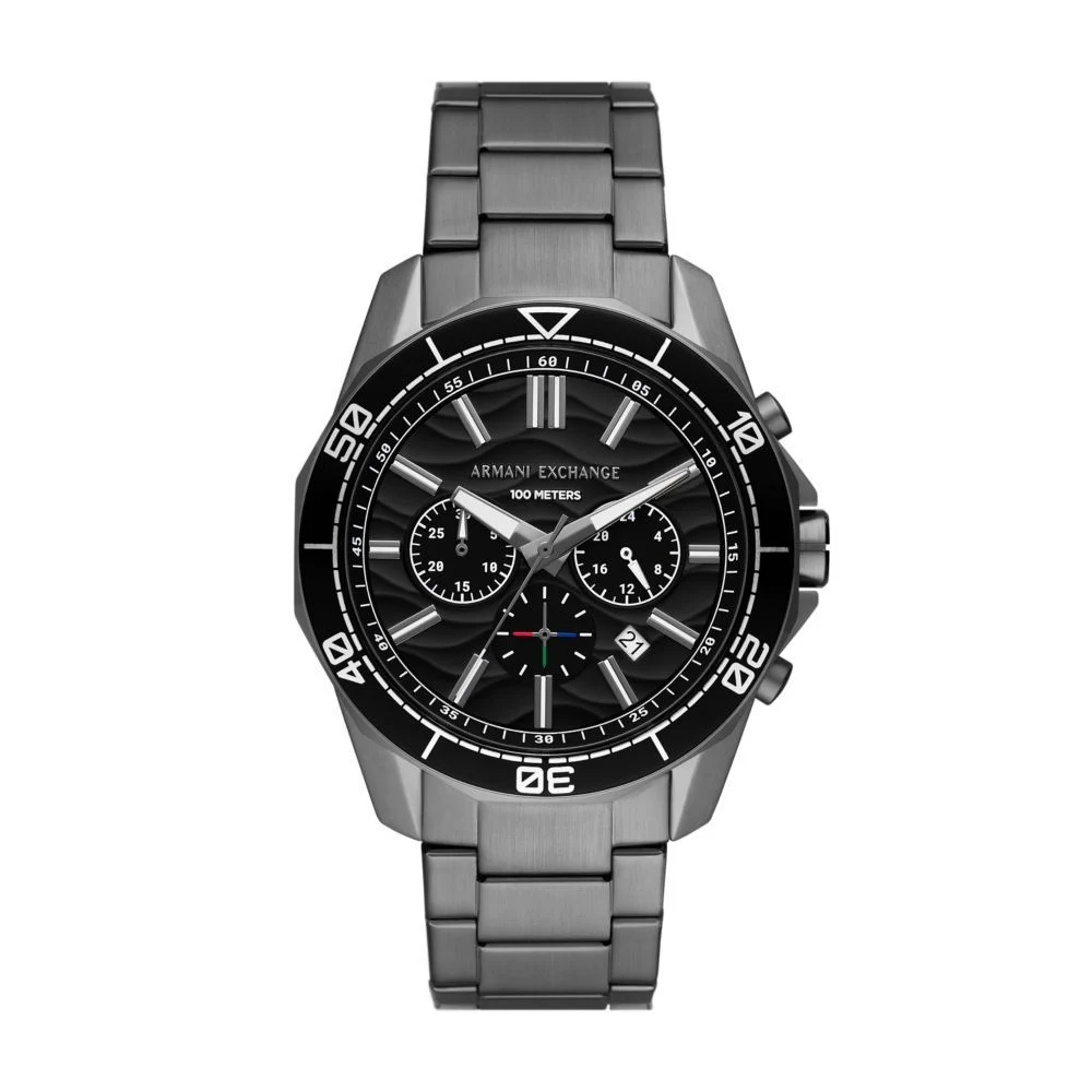 Men's Spencer Chronograph Gunmetal Stainless Steel Watch