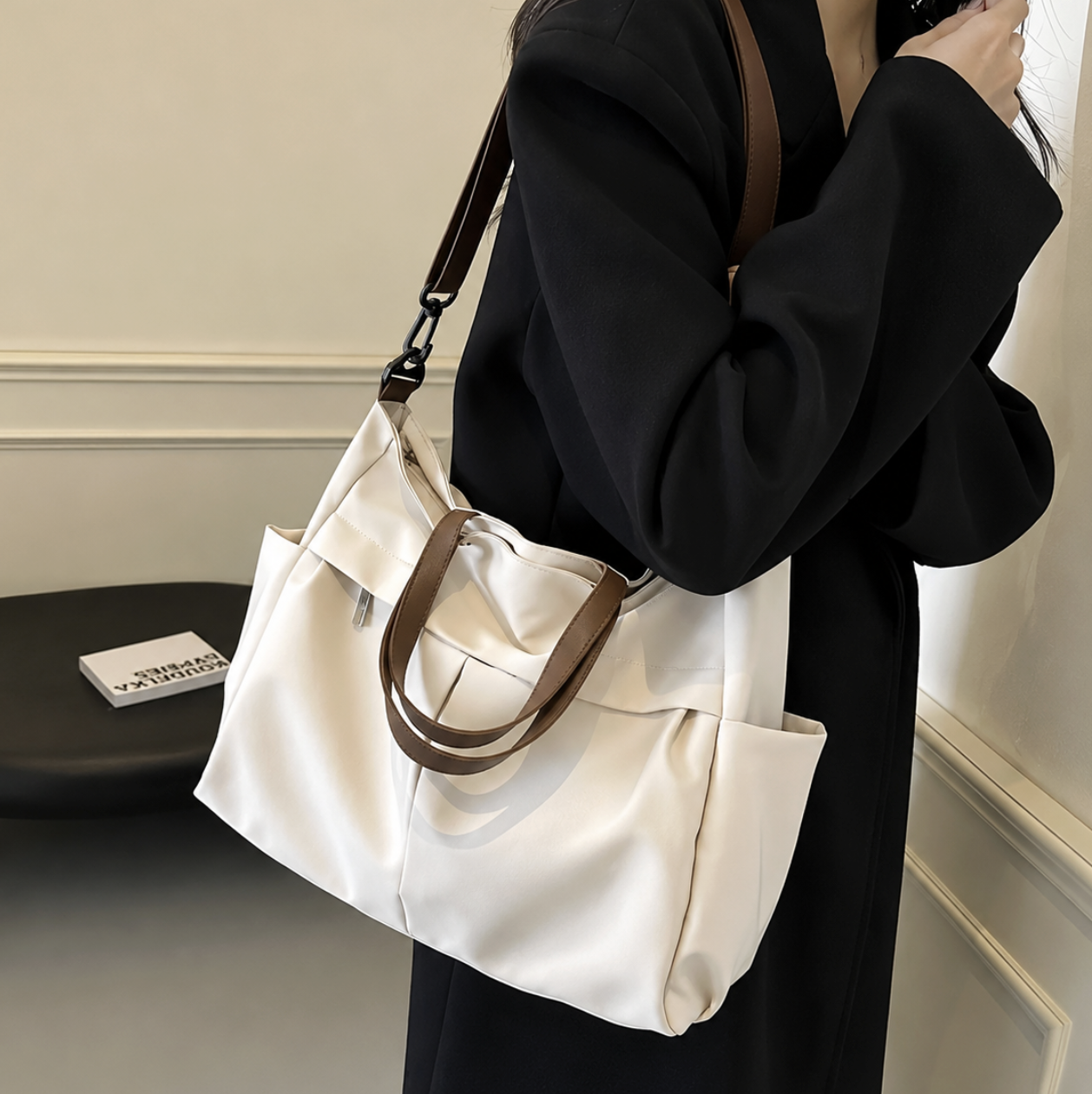 34% off on Luxe 2-Piece Nylon Tote Bag Set | OneDayOnly