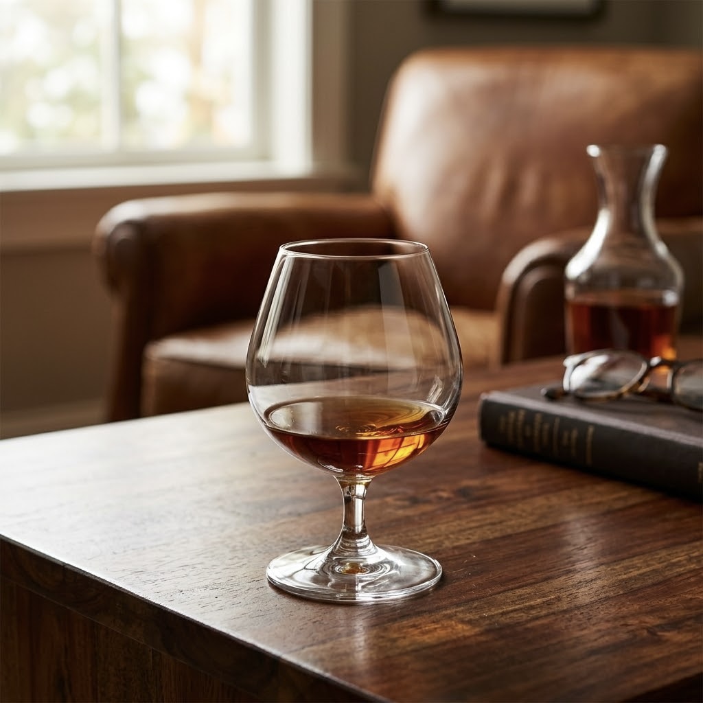 6x 400ml Lara Crystal Brandy Glasses