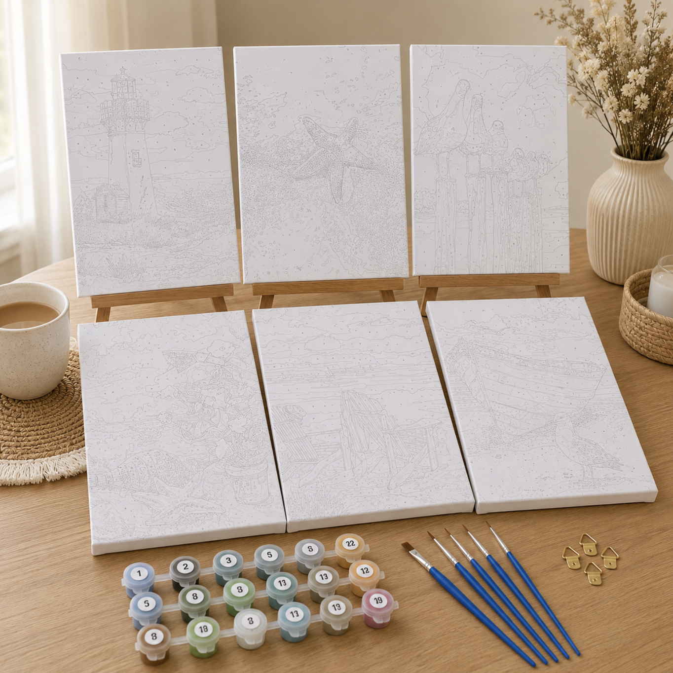 50% off on LumiArt Paint by Numbers Canvas Kit | OneDayOnly