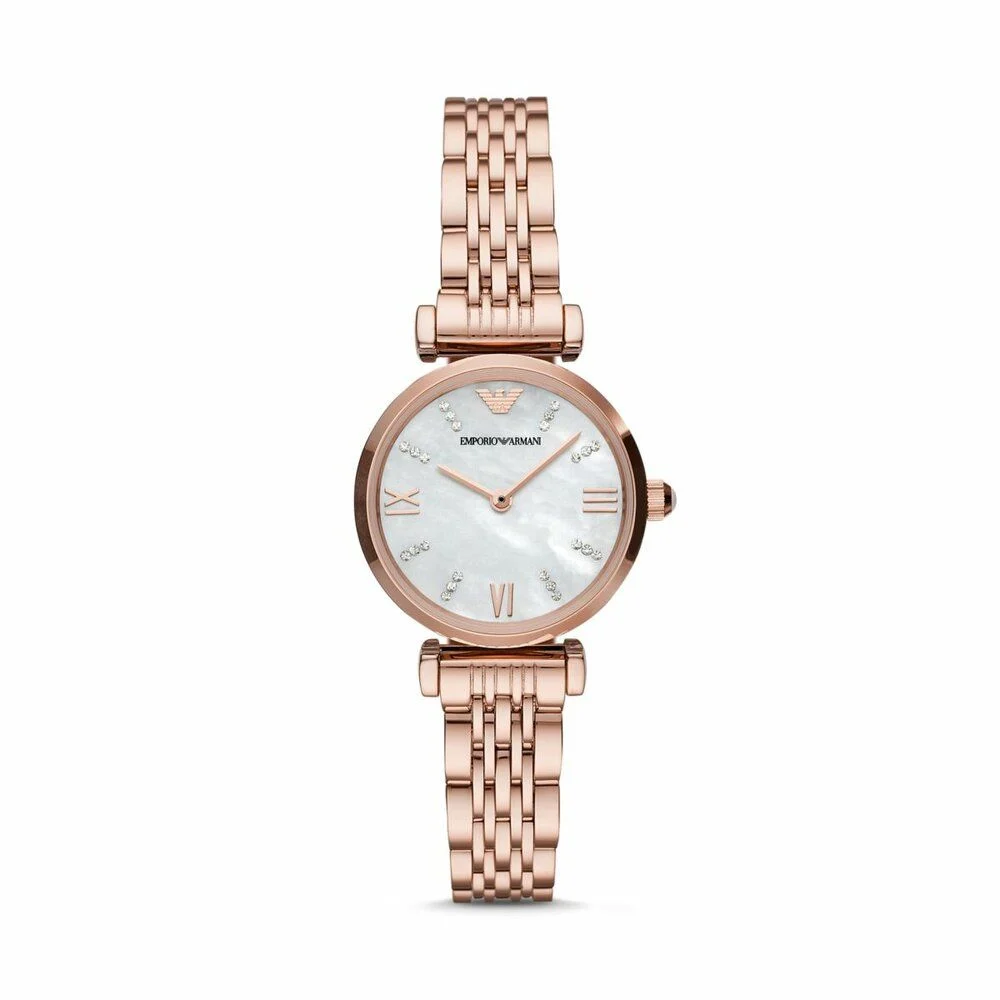 Ladies Gianni T-Bar Rose Gold Stainless Steel Watch
