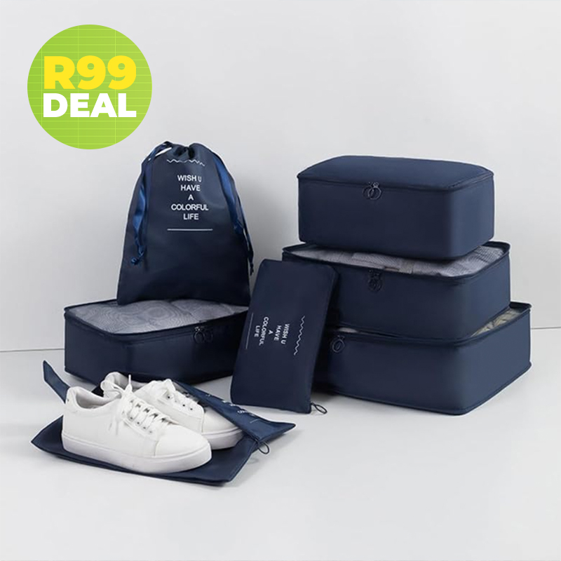 6 or 7-Piece Travel Organiser Set