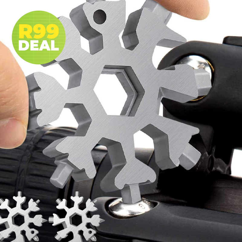 2x 18-in-1 Snowflake Multi-Purpose Tools