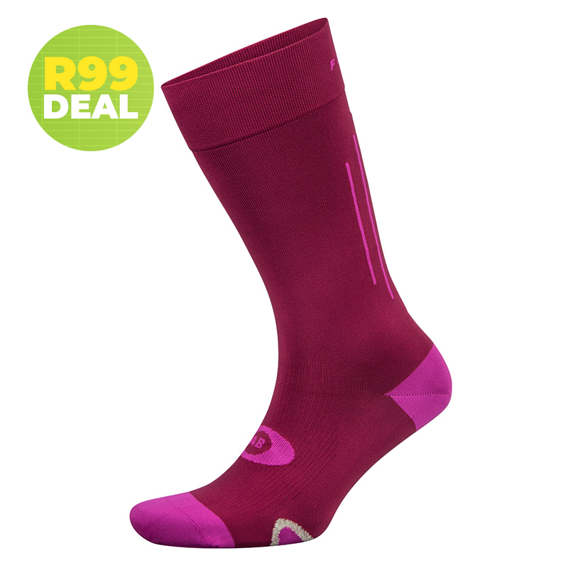 Unisex Cool Layer Wildberry Crew Socks