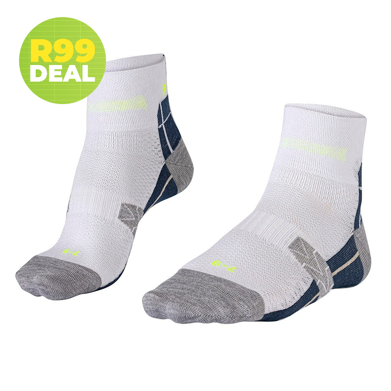 Unisex Silver Light Anklet Socks