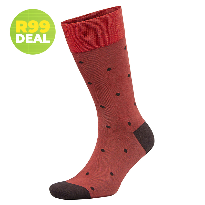 Men's Dot Cotton Socks