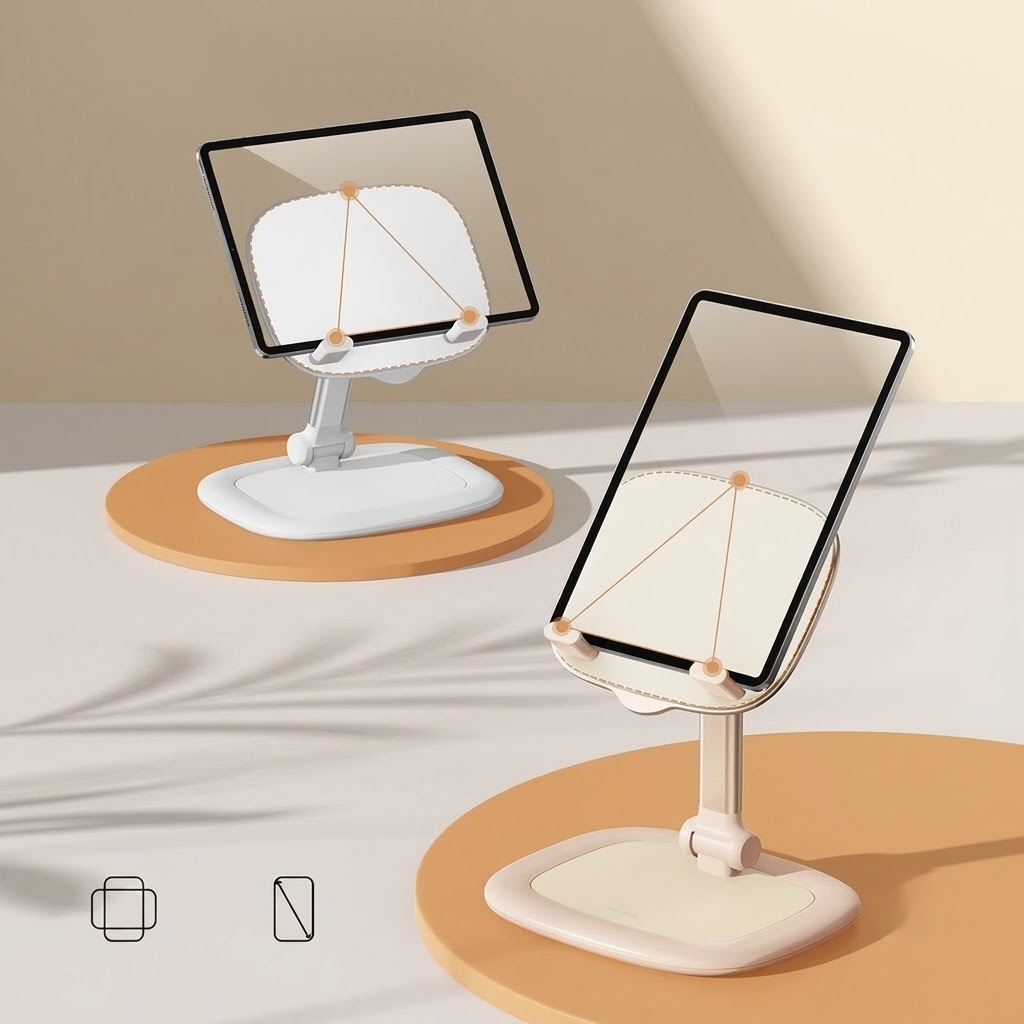 2-in-1 Seashell Series Magnetic Tablet or Phone Stand