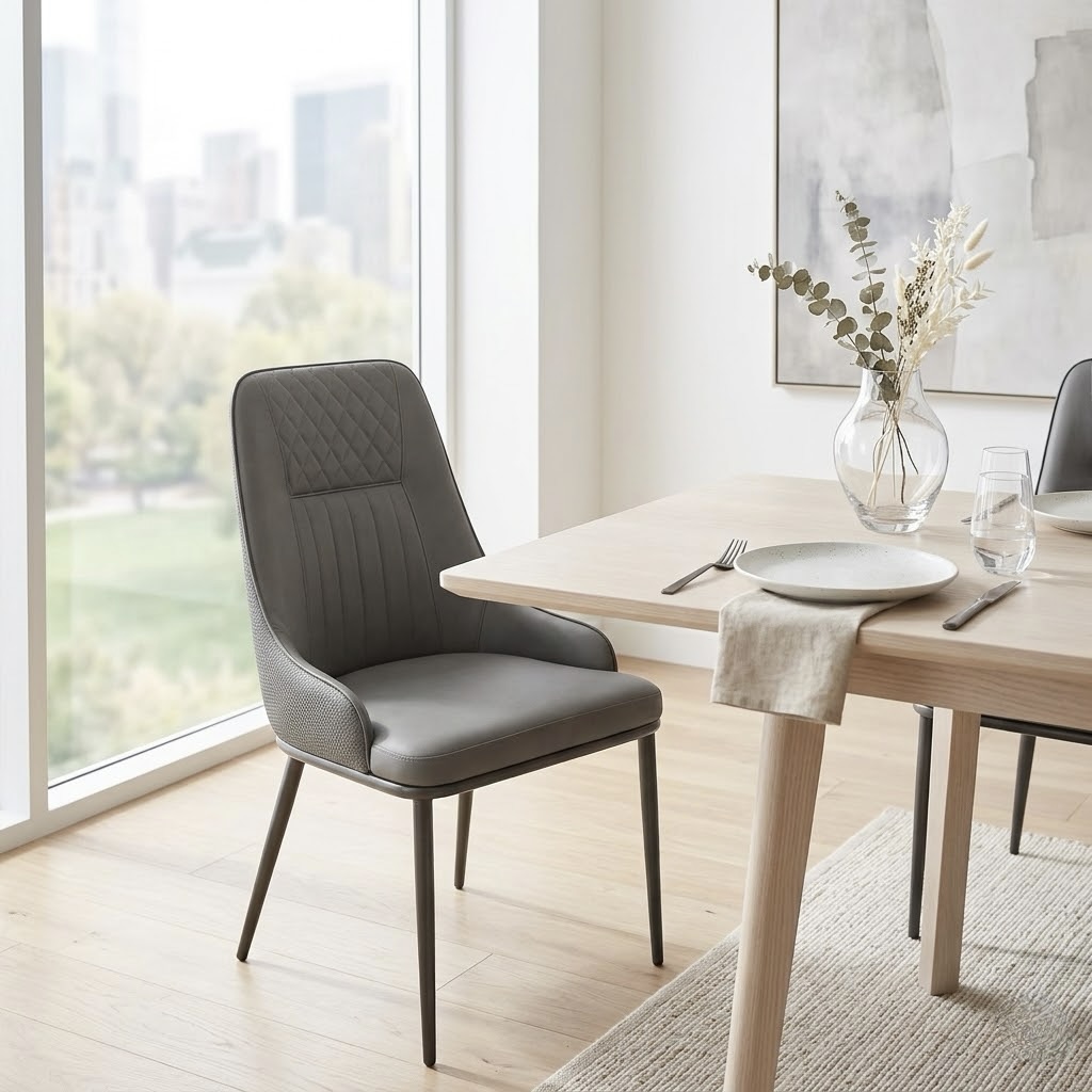 Nero Leather Dining Chair