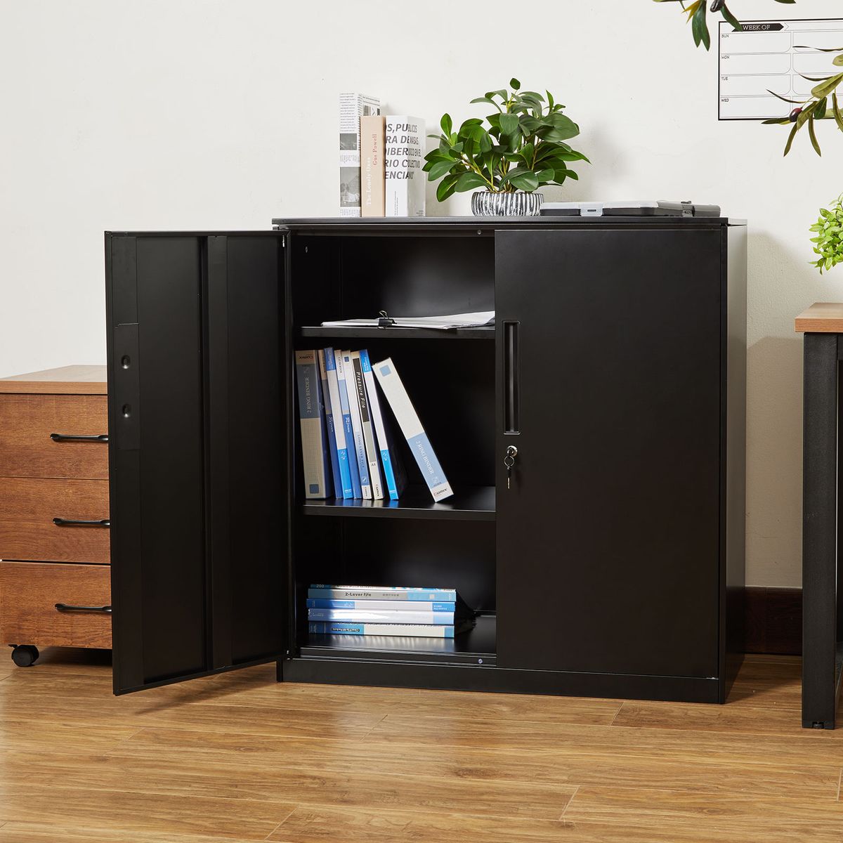 Lockable Metal Storage Filing Cabinet