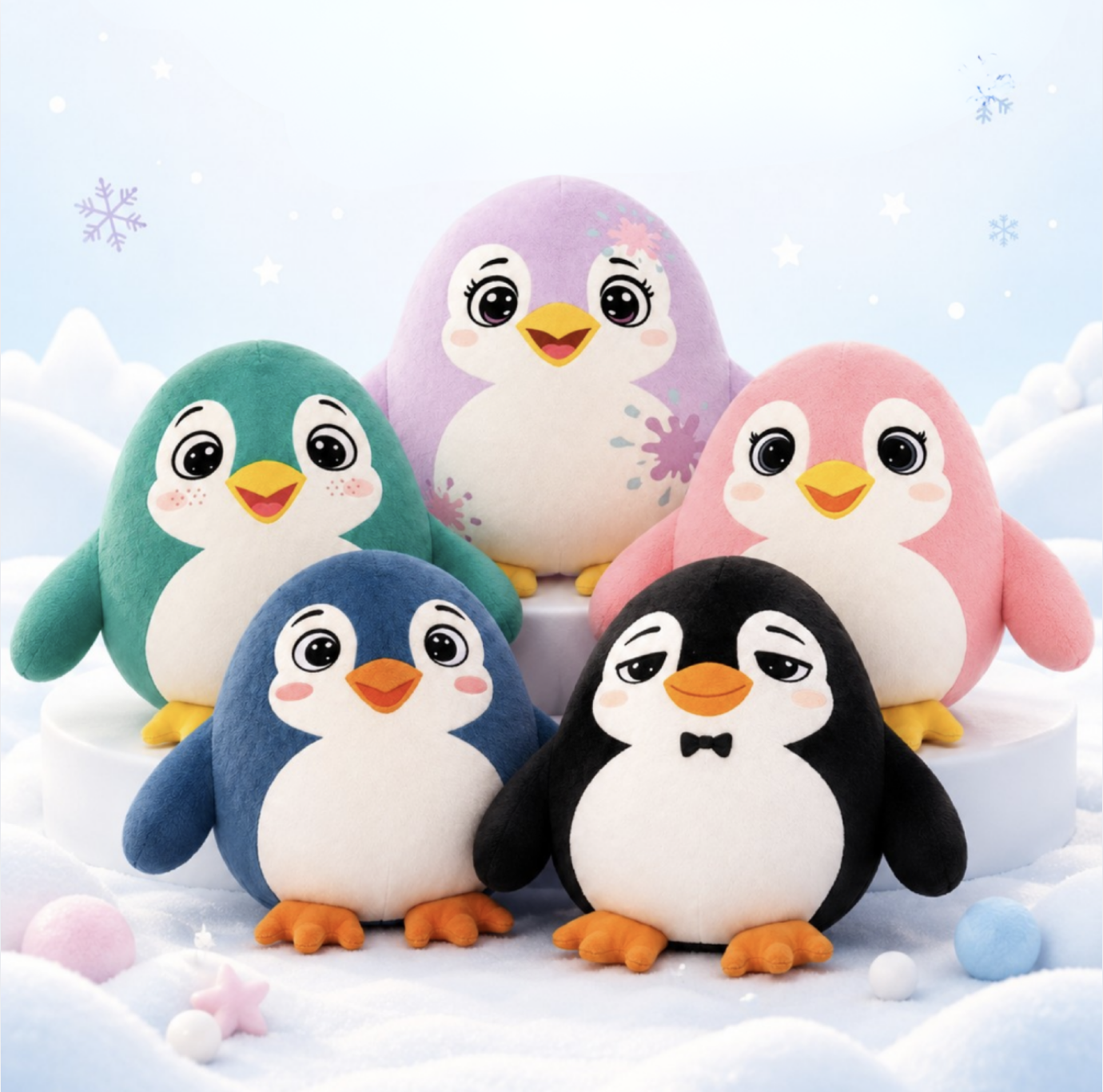 Waddling Penguin Friend Plushy