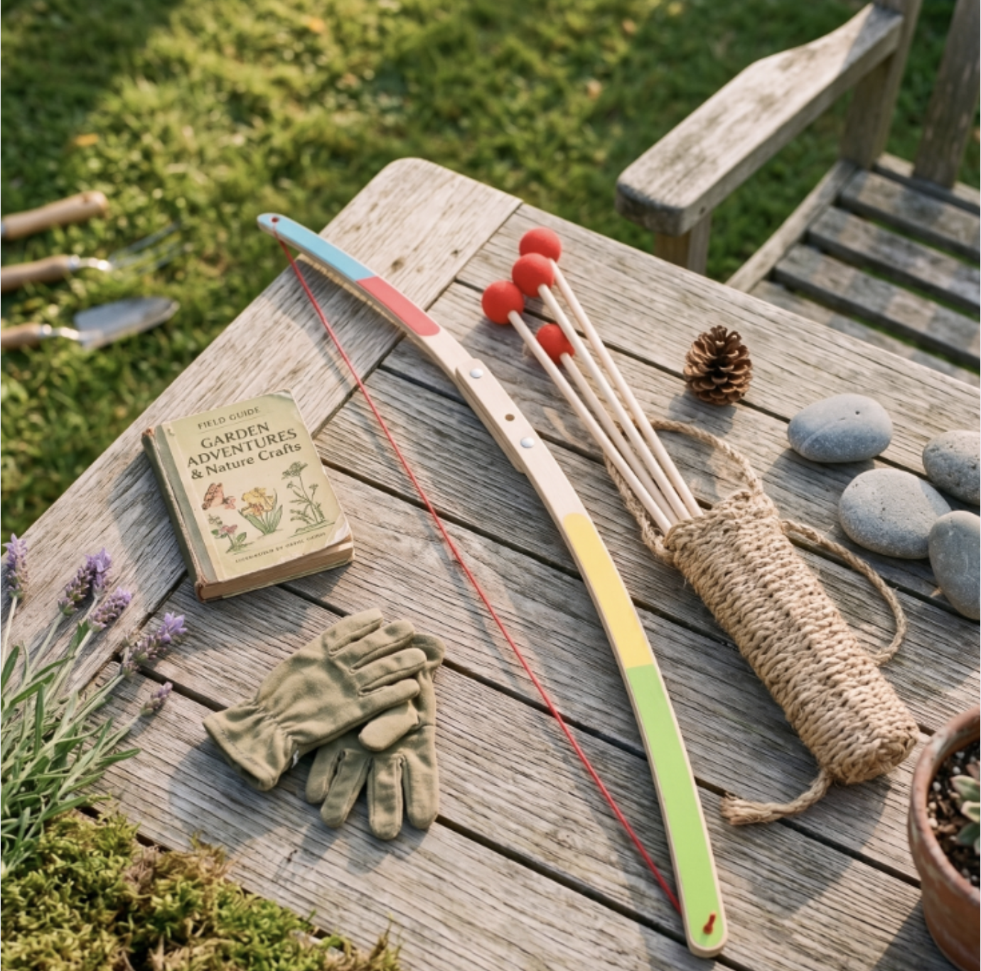 34% off on Danny Home 4-Piece Bow & Arrow Set | OneDayOnly